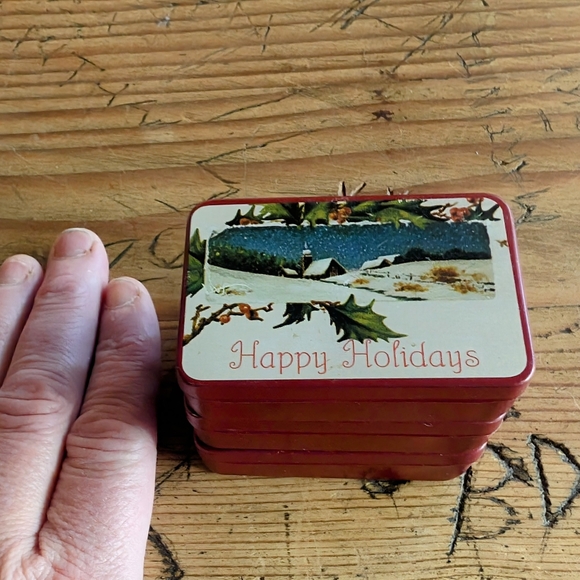 Vintage 1990's Christmas Mint Tins - Picture 14 of 14